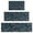 Pioneer Flower Floral, variant on Pioneer Flower Floral Print Pattern Kitchen Rugs Sets Of 3,Kitchen Runner Rugs Non Skid Washable,Decorative Kitchen Floor Mats for Kitchen,Sink,Laundry,17"x30" 17"x47" 17"x59"