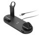thumbnail image 1 of Cargador inalámbrico 4 en 1 Wmkox8yii para teléfono móvil, cargador rápido de 15 W, QC 3.0, compatible con varios dispositivos (2 teléfonos móviles, reloj inteligente, auriculares), ideal, 1 of 8