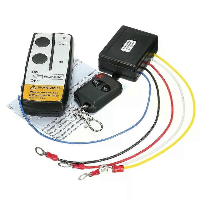 Kit de control remoto inalámbrico para cabrestante de 12 V y 315 MHz con alcance de 15 m (50 pies) para Jeep y ATV (EE. UU.)