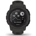 thumbnail image 6 of Garmin Instinct 2S Solar, Smaller-Sized GPS Outdoor Watch, Solar Charging Capabilities, Multi-GNSS Support, Trackback Routing, Graphite, 6 of 12