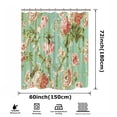 thumbnail image 3 of Floral Polyester Shower Curtain Bathroom Accessory 60x72 Inch Modern Waterproof Shower Curtains Waterproof Fabric Winter Shower Curtain, 3 of 10