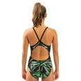 thumbnail image 2 of Dolfin XtraSleek Women's Supernova Green V-2 Back One Piece Swimsuit, 2 of 3