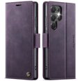 thumbnail image 2 of CaseMe Calf Leather Lining Microfibre Wallet Case for Samsung Galaxy S25 Ultra 6.9-inch with RFID Blocking,Magnetic Closure,Card Slots,Cash Slot,Kickstand,Shockproof Flip Folio Protective Phone Case, 2 of 10