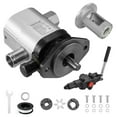 thumbnail image 1 of VEVOR Hydraulic Wood Log Splitter Pump Kit, 22GPM, 2 Stage 4000PSI Aluminum Hydraulic Gear Pump, with Valve Coupling Installation Base 3/4'' NPT Outlet 3600 RPM, for Small Engine Mounting Log Splitter, 1 of 9