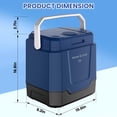 thumbnail image 3 of EDTara 12 Volt Refrigerator, 35 Quart Car Fridge, Electric Cooler & Warmer 32℉~131℉, Portable Freezer Compressor Cooler with Integrated Handle,for Vehicle, Boat, 3 of 9