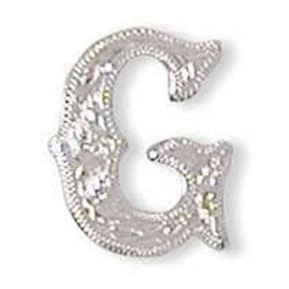 Tandy Leather Alphabet Letter G Screwback Concho 3/4" 1339-07