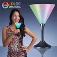 thumbnail image 1 of Blinkee 1305010 Martini Drinking Glass with Black Stem, 1 of 1