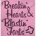thumbnail image 2 of Breakin Hearts Blastin Funny Silly Romper Boys or Girls Infant Baby Brisco Brands 24M, 2 of 6
