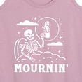 thumbnail image 3 of Instant Message - Mournin Skeleton And Coffee - Women's Racerback Tank Top, 3 of 6