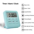 thumbnail image 2 of Digital Kitchen Timer with Clock/Alarm Clock Function, Magnetic Back Digital Kitchen Timer, Kitchen, 2 of 5