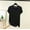 Black, variant on Rvasteizo Blouses for Women Fashion Short Sleeve Round Neck Summer Solid Side Slit Casual Light Ladies Daily Relaxed Shirt Top