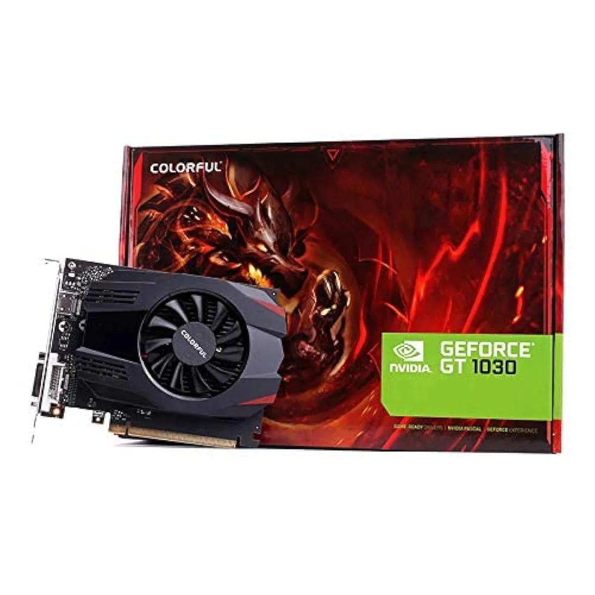 Colorful GT 1030 GDDR4 4GB 64 Bit PCI Express 3.0 x 16 DVI HDMI Output Graphics Card