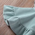 thumbnail image 4 of PENGXIANG Jupe à Bretelles en Velours pour Bébés Filles Robe d'Été à Volants Décontractée, 4 of 9