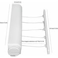 thumbnail image 2 of Tendedero de Pared Extensible, Secador de Pared con 5 Hilos de 3,75 metros, Tendedero de Ropa para Interior y Exterior，, 2 of 5