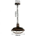 thumbnail image 5 of Suspension de Style Industriel Vintage, Luminaire à Suspensions Réglables pour Salon Cuisine Chambre, 5 of 5