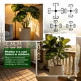 thumbnail image 4 of Ohmyroo Greenery Support Rack Set 4-Sizes Folding Stand For Flora, 4 of 8