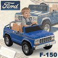 thumbnail image 6 of East doll 24V Power Ride on Car, Licensed 1973 Ford F-150 Ride on Truck, 24 Volt Ride on Toy for Kids Aged 3-8 with 400W Powerful Wheels for Boys Girls, 24V Ride Ons with Remote, Dark Blue, 6 of 6