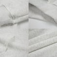thumbnail image 6 of sususu Large Men Pullover Hoodie Fall/Winter Arrival Casual Hoodie Shoulder Zipper Panel Hooded Sweatshirt For,Light Gray,L, 6 of 7