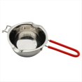 thumbnail image 1 of Pot à Fondre le Chocolat 400ml, Bol à Fondre en Acier Inoxydable Adapté à la Fabrication de Bonbons Double Buse avec Crochet avant Rouge, 1 x Pot à Fondre le Chocolat, Rouge, 1 of 6
