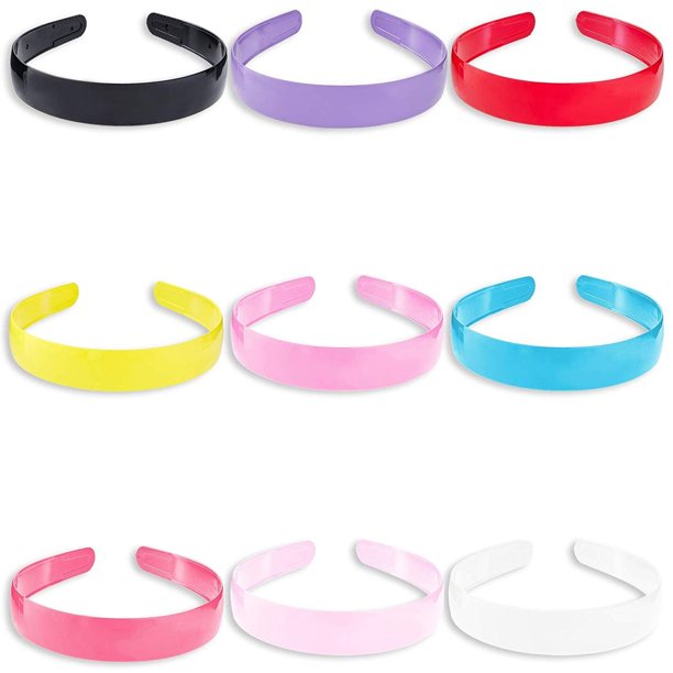 36 Pack Plastic Plain Headbands Hairbands Bulk  like Teeth  