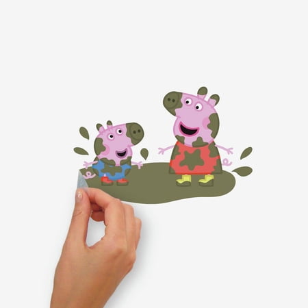 RoomMates RMK3183SCS Peppa The Pig 剥がして貼るウォールデカール