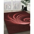thumbnail image 3 of Ahgly Company Machine Washable Indoor Rectangle Transitional Fire Brick Red Area Rugs, 6' x 9', 3 of 7