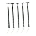 thumbnail image 1 of TISHITA 5 Pieces 1:87 Scale Street Lights DIY Miniature LED Model Train Street Light Black, 1 of 8