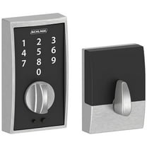 Schlage Lock Company BE375CEN626 Century Keyless Deadbolt, Satin Chrome