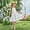 White, variant on Piuwrlz Summer Dresses for Girls Casual Play Dresses Pleated Skirts Navy Size 11 Years