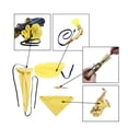 thumbnail image 3 of Juego De Limpieza De Saxofón, 4 Piezas Kit De Cepillo Para Boquilla De Saxofón Kit De Cuidado De Limpieza De Saxofón Portátil Juego De Paños De Mantenimiento Confiable Para, 3 of 7