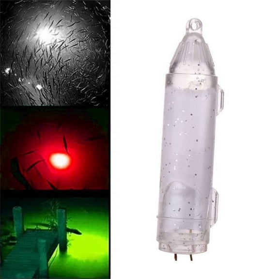 Ame Fishing Supplies Mini LED Underwater Night Fishing Light Lure for Attracting Bait and Fish