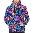 thumbnail image 4 of Hoodies for Men - Rainbow Snowflakes Long Sleeve Comfrt Men'S Fashion Hoodies & Sweatshirts, Sweatshirts for Men Hoodies Pullover Clothing Clothes with Pouch, 4 of 7
