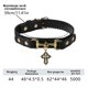 thumbnail image 3 of Collar ajustable para perros y gatos con moño, nailon suave, hebilla de liberación de seguridad, para perros y gatos pequeños, medianos y grandes, accesorio de moda para mascotas., 3 of 7