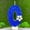 0, variant on MERILER Sparkling Blue Soccer Birthday Candle Cake Topper - Perfect for Cupcake Decorations at Children's and Adults' Birthday Celebrations(5)