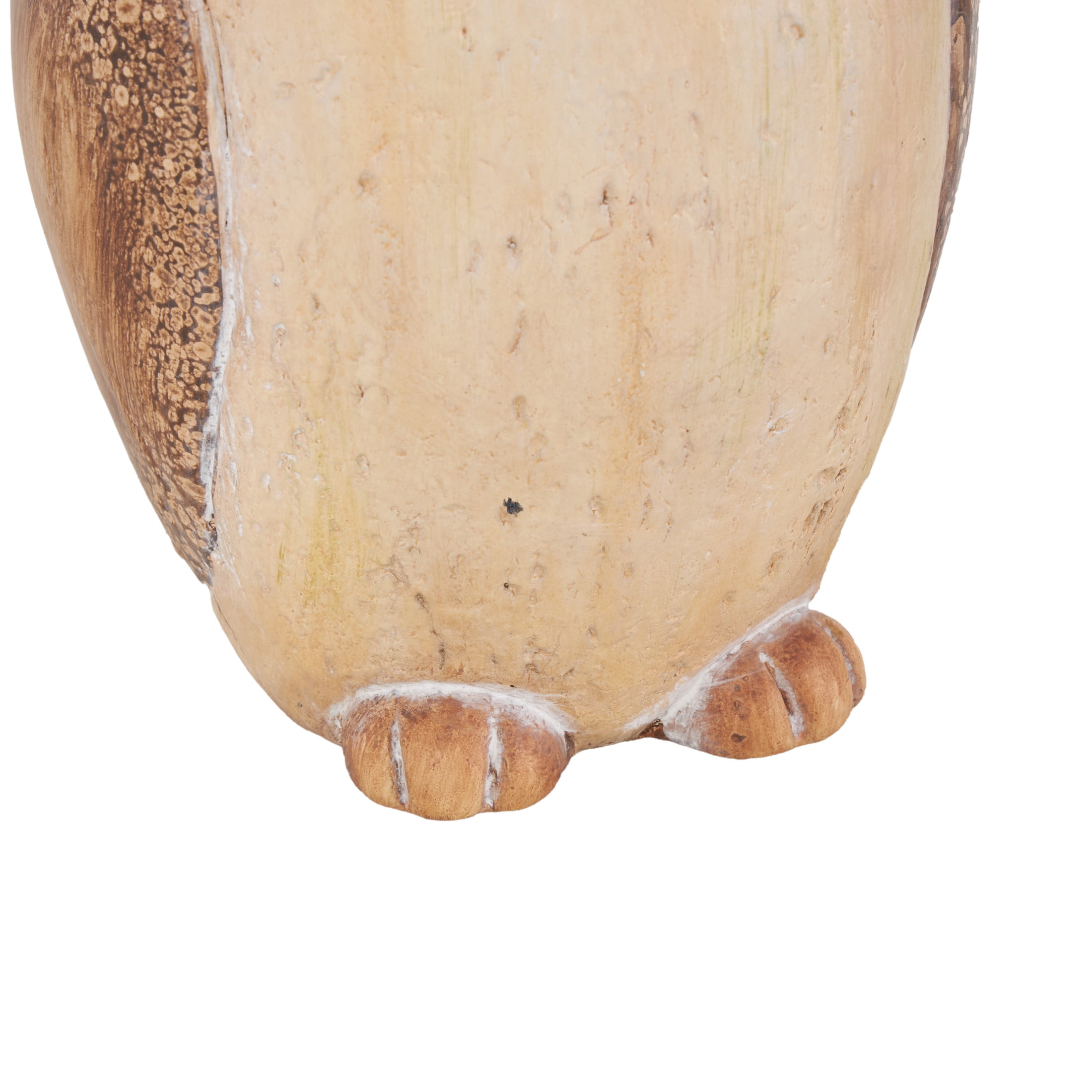 DecMode 15" Owl Garden Sculpture with Brown Accents
