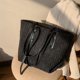 thumbnail image 2 of Bolso de hombro de pana de gran capacidad para mujer, tendencia de moda de invierno 2023, bolsos de mano de felpa para mujer, bolsos de mano, 2 of 5