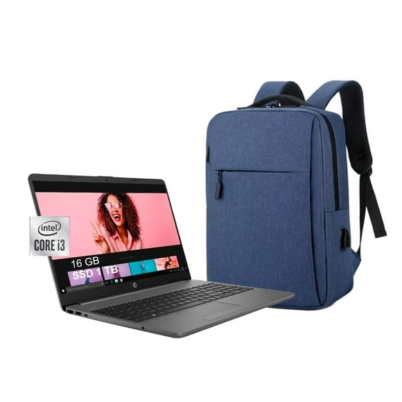 Laptop Hp 240 G8 Intel core i3 ram 16gb ssd 1 TB pantalla 14.1 + Mochila