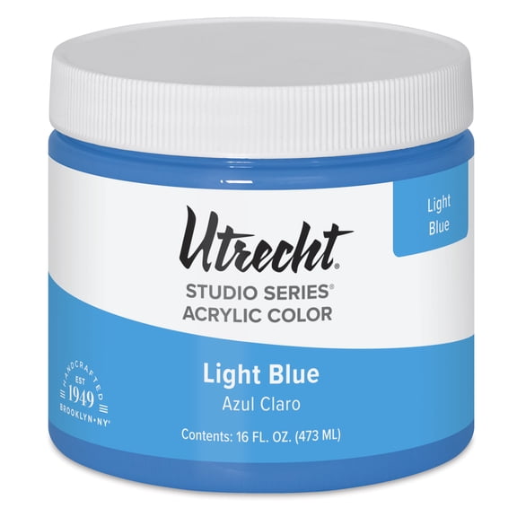 Utrecht Studio Series Acrylic Paint - Light Blue, Pint