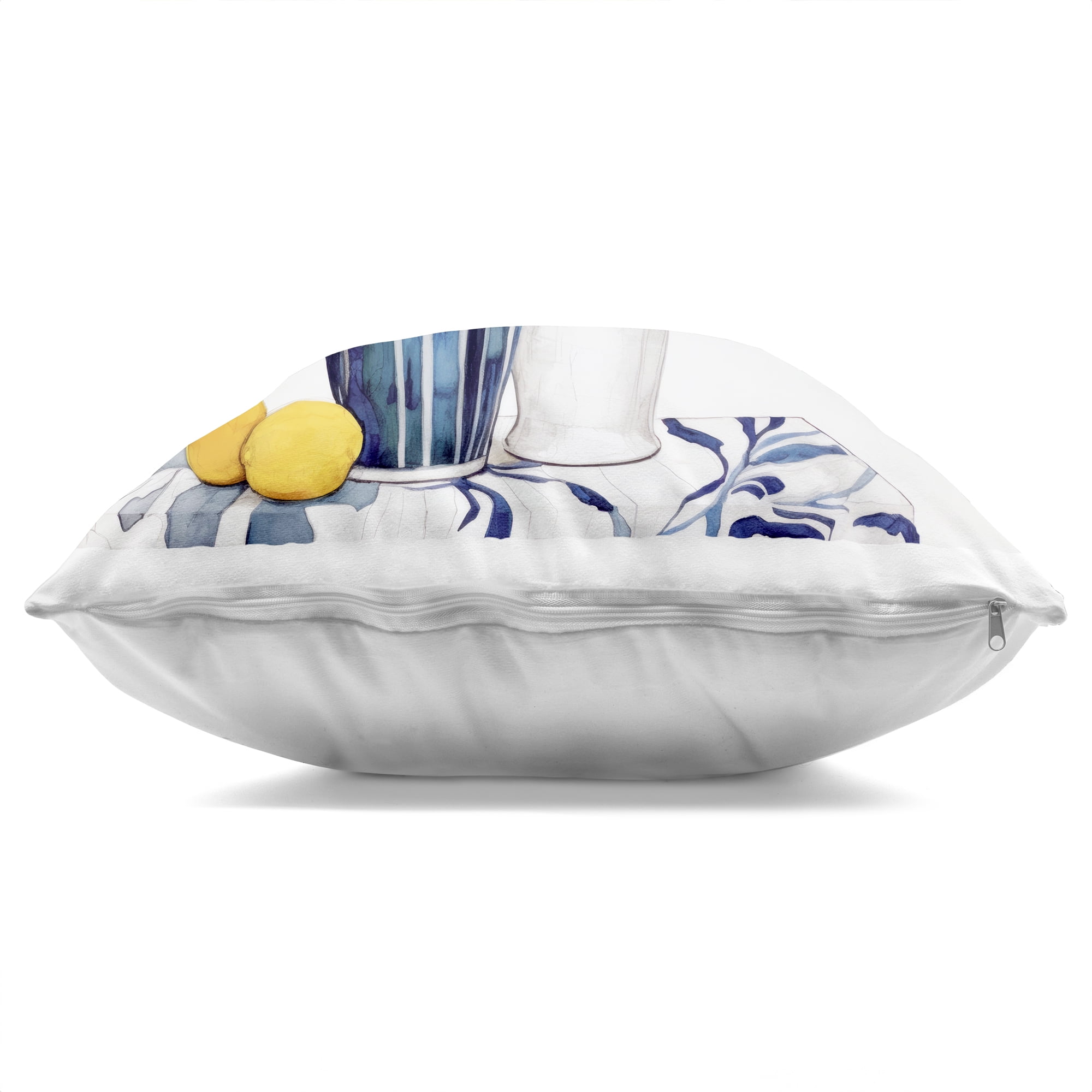 Stupell Industries Lemons And Blooms Table Decorative Printed Throw Pillow, design by Ray Powers