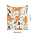 thumbnail image 6 of Vggrvlo Blanket Savings Halloween Themed Throw Blanket Soft Autumn Leaves Pumpkin Throw Blanket Flannel Blanket for Home Living Room Couch Bed Chair or Dorm Decor, 6 of 6