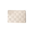 thumbnail image 1 of Bathroom Water Absorbing Door Mat Convenient Wash Lightweight Fabric Water Absorption Non Slip Floor Mat, 1 of 6