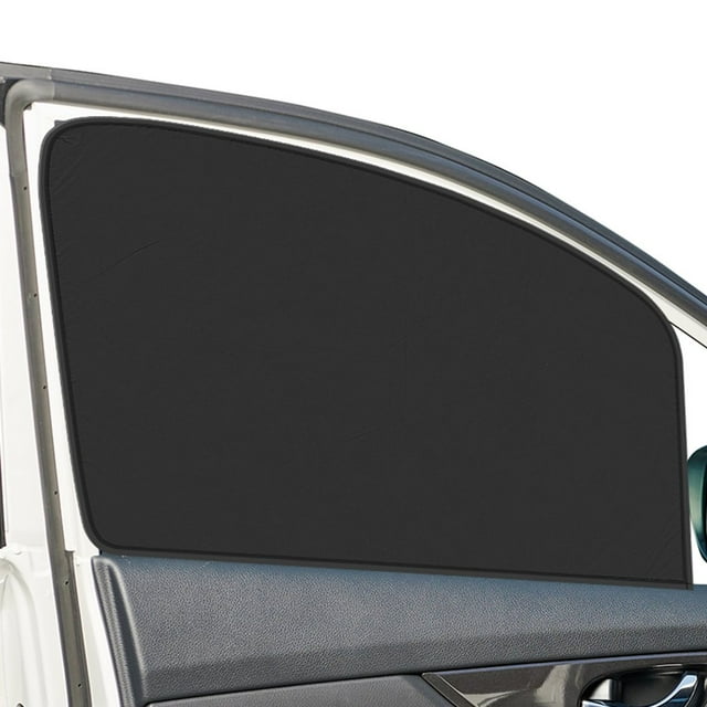 DEBGFS 2Pcs Car Window Sun Shade Privacy Magnetic Car Window Curtain Breathable Sun Protection Front and Rear Window Shield for Baby Sleeping Car Interior Accessories for Most Cars