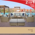 thumbnail image 2 of Royal 8 Piece Outdoor Wicker Patio Furniture Set 08c, 2 of 7