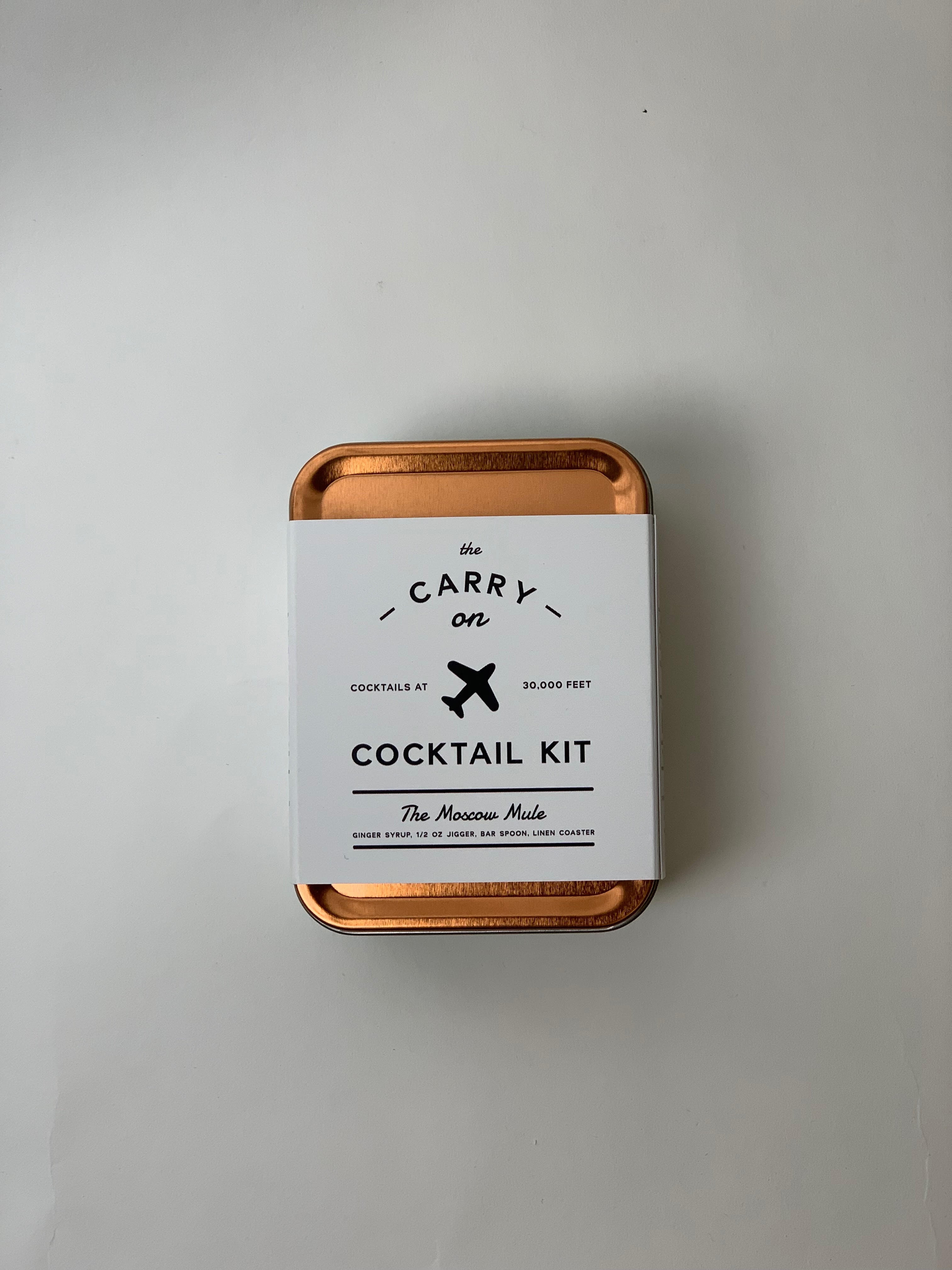 Carry on Cocktail Kit, Moscow Mule and Margarita, Travel Kit for Drinks on  the Go, Craft Cocktails, Makes 4 Premium Cocktails, TSA Approved