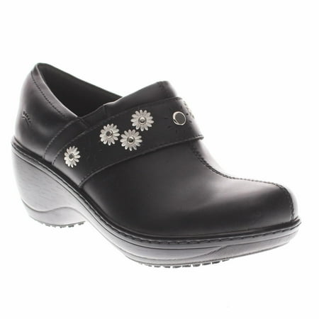 Spring Step Florenca Women's Professional Slip Resistant Shoe Black Leather 5.5W