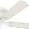 thumbnail image 2 of Hunter Fan Company Chauncey 54 Inch Indoor Low Profile Ceiling Fan w/ Light, 2 of 8