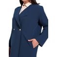 thumbnail image 3 of Navy Blue - Shawl Collar - Unlined - Plus Size Jacket - Alia, 3 of 5