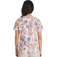 thumbnail image 5 of Cherokee Prints Scrubs Top For Women V-Neck Print CK671, 5 of 5