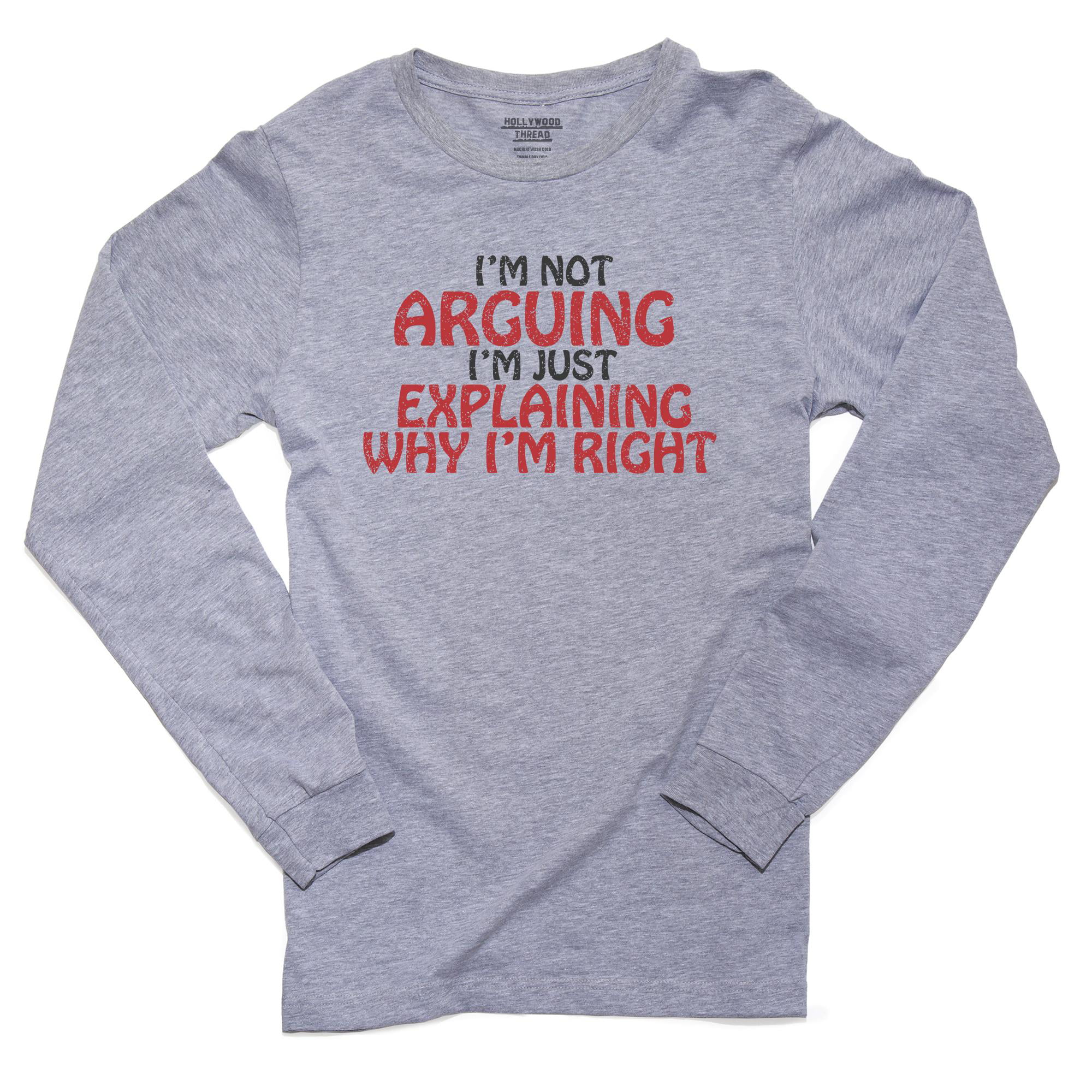 Image of Im Not Arguing Im Explaining Why Im Right Quote 3dRose Gabriella-Quote ts_319445 Adult T-Shirt XL 