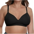 thumbnail image 2 of Fashion Bras for Women Plu Size Full Coverage Solid Color Full Cup-thin Ice Silk Seamless Large Chest Gathering Breathable Underwear Daily Bra, 2 of 5